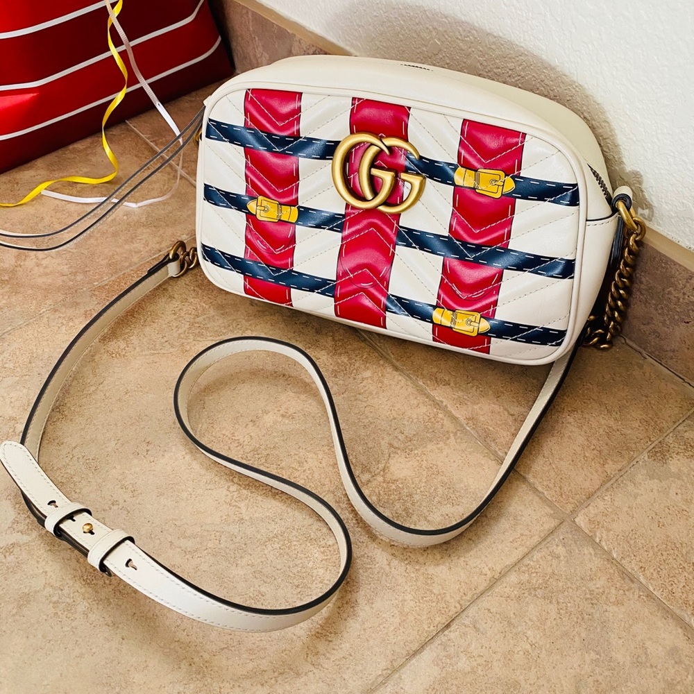 Gucci marmot camera bag trompeta L’Oeil Matelasse